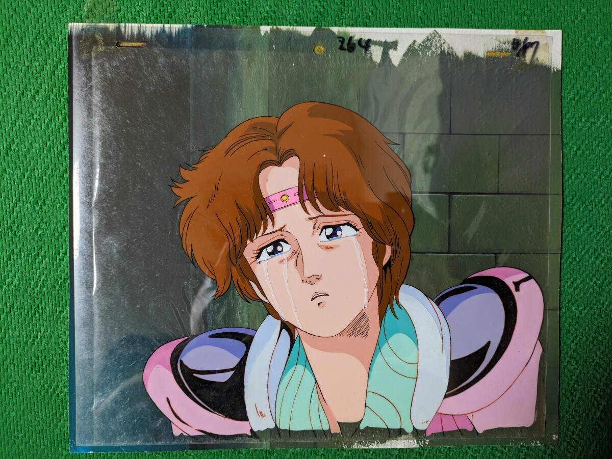 ◎リン セル画【北斗の拳 2】第1話◎直筆背景.作画記録紙/付 ◎リン セル画【北斗の拳 2】第1話◎直筆背景.作画記録紙/付