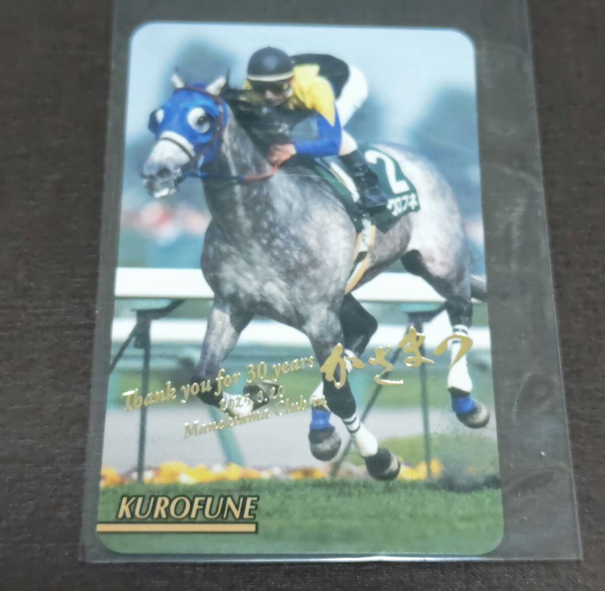 Amazon.co.jp: ジオグリフ まねき馬 馬手箱 競馬 カード JRA
