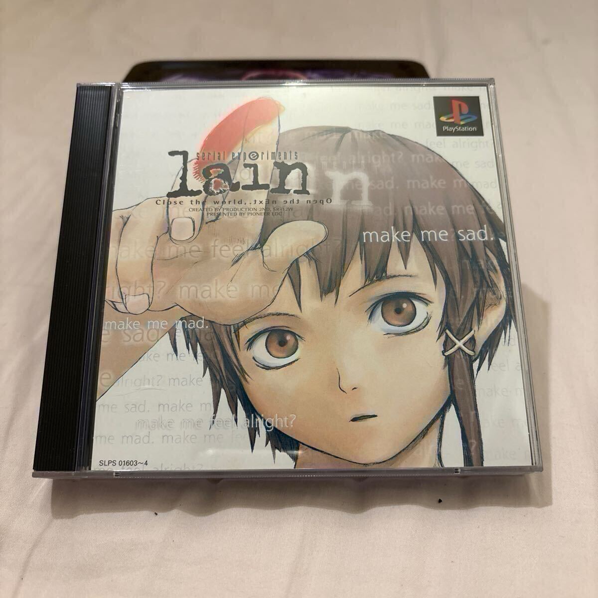 serial experiments lain PS/DVD-BOX/CD/テレカ/セット 帯 安倍 serial experiments lain PS/DVD-BOX/CD/テレカ/セット 帯 安倍