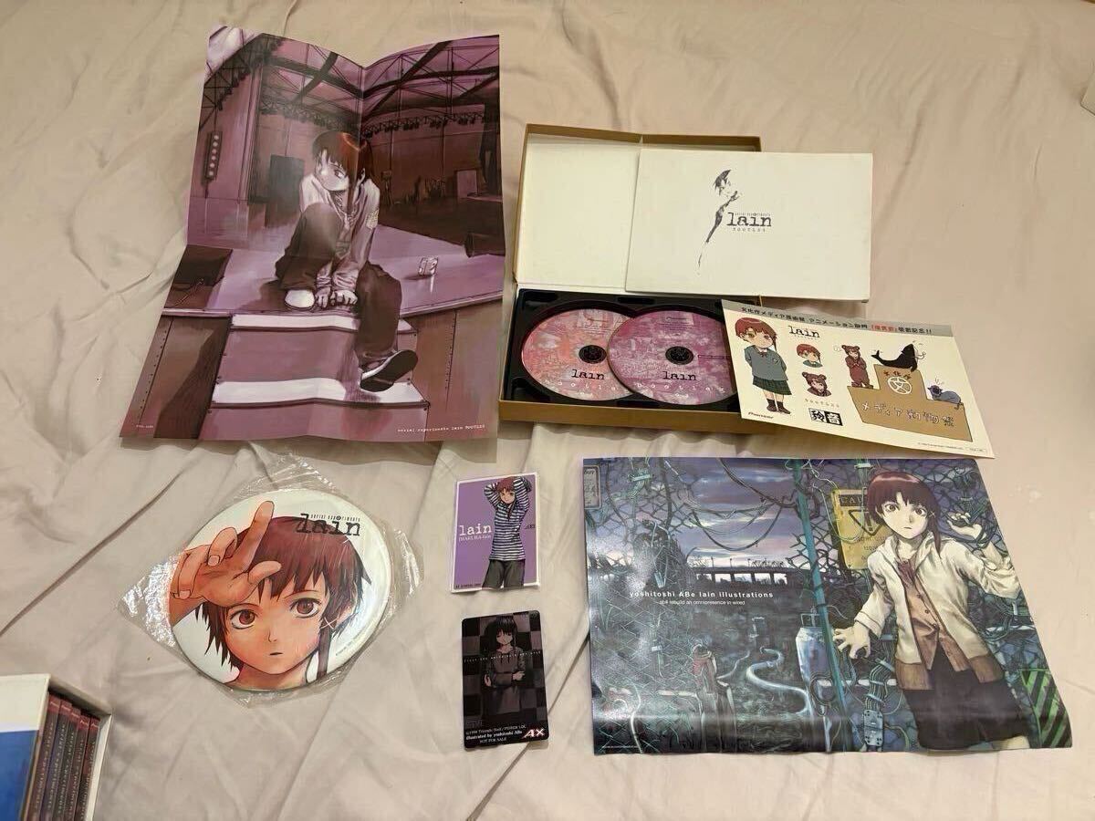 serial experiments lain PS/DVD-BOX/CD/テレカ/セット 帯 安倍 serial experiments lain PS/DVD-BOX/CD/テレカ/セット 帯 安倍