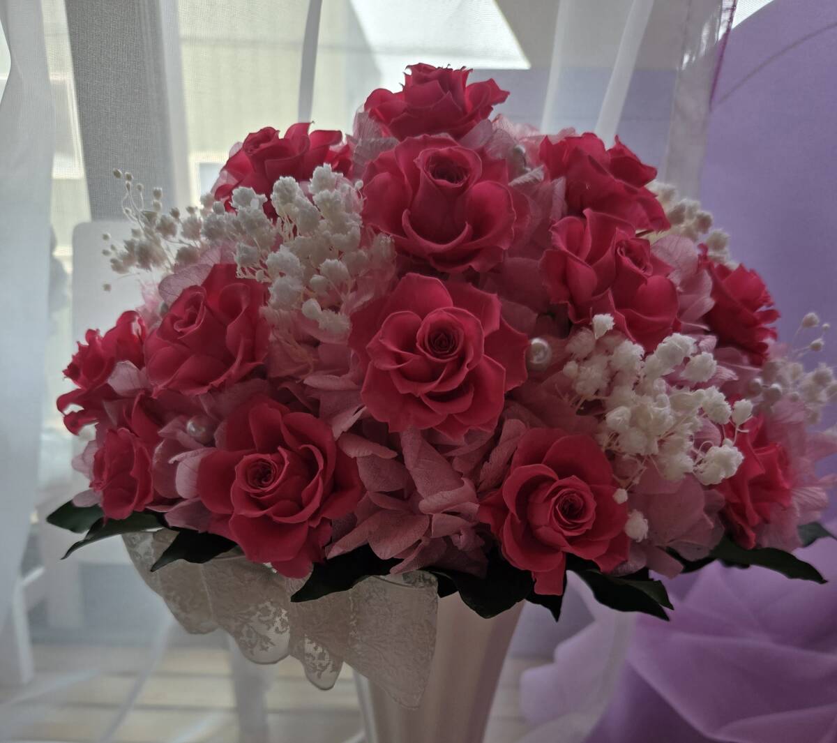 *Rose House* консервированный цветок! Dolce розовый в подарок .!