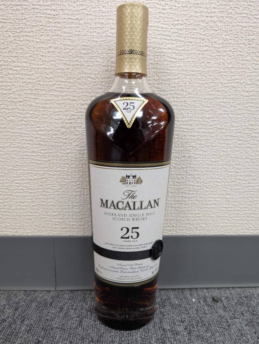 ザ・マッカラン The MACALLAN Sherry Oak 25年 正規品 2022 ザ・マッカラン The MACALLAN Sherry Oak 25年 正規品 2022