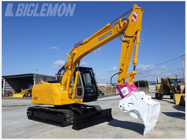  гидравлический экскаватор ( Yumbo ) Kato завод HD513MR-6 2014 год 8,682hfela- Bunch .. индустрия specification одновременного использования трубы есть пятно -