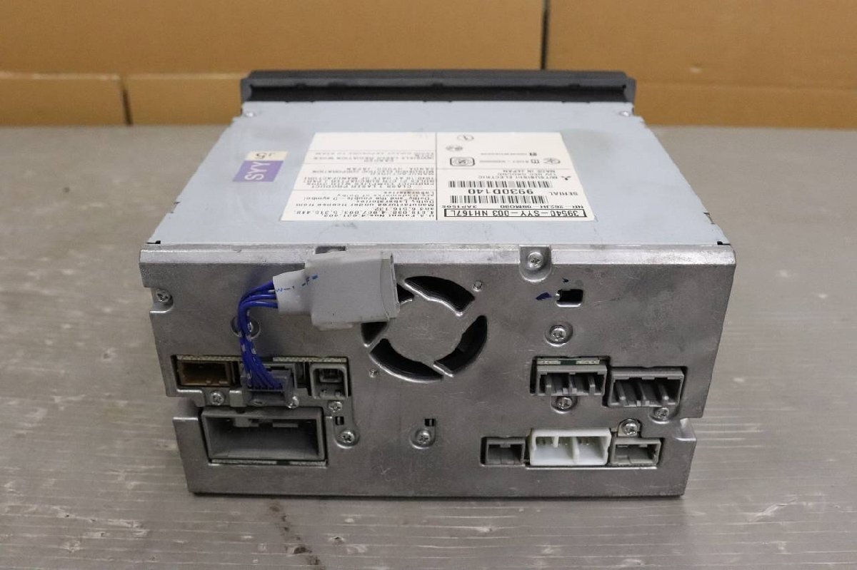 フリード FLEX 前期 (GB3 GB4) HDDナビ 2009年 ナビユニット インターナビ 39540-SYY-003 NH167L NR-262JH-08MCB0 p049261