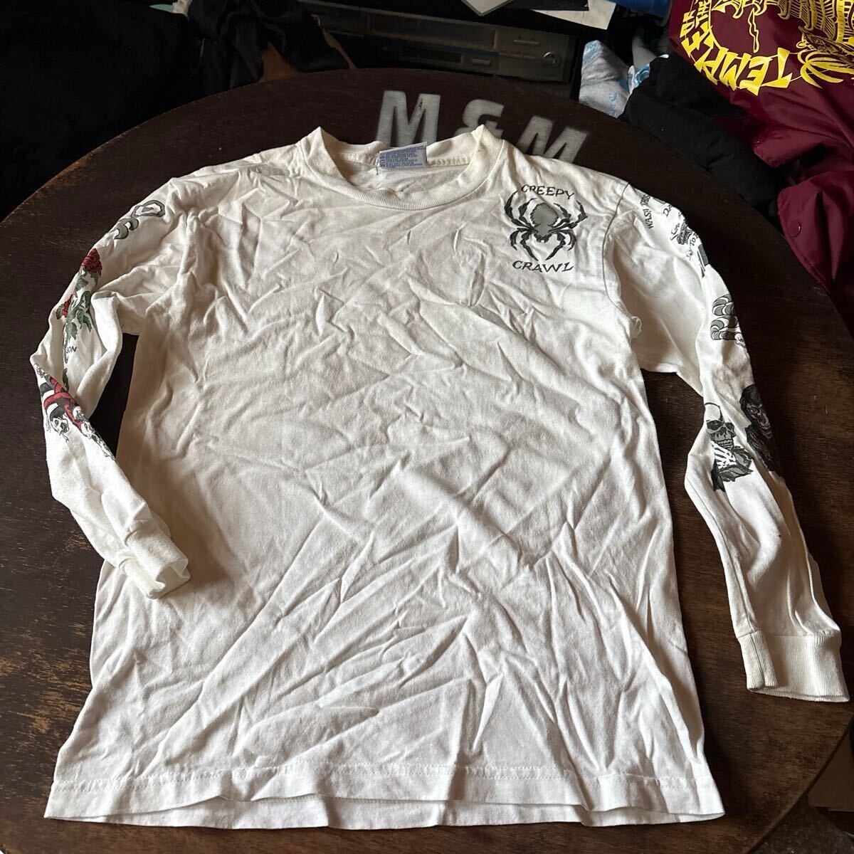 値下げ　ロリンズバンド　blackflag ヘンリーロリンズ　タトゥーTシャツ 値下げ ロリンズバンド blackflag ヘンリーロリンズ タトゥーT