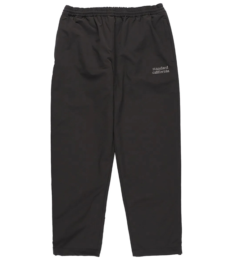 #古着屋大和 アメカジ 即決 完売 展示品 SD スタンダードカリフォルニア スタカリ ロゴ刺繍 コーデュラナイロン イージーパンツ M ブラック_画像3