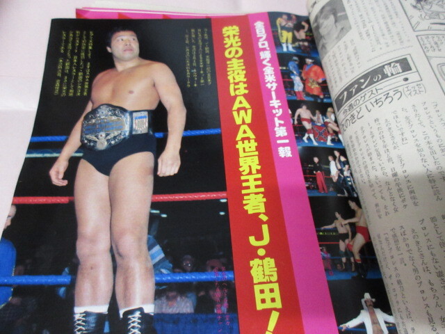 「週刊プロレス　NO.34　1984．3／27」豬木藤原対長(zhǎng)州浜口　フジUWF放映中止　鶴田AWA全米サーキット　ベースボールマガジン社 