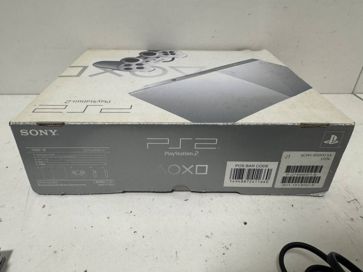 ソニー 薄型 PS2 本体セット SCPH-90000 SS サテンシルバー ソニー 薄型 PS2 本体セット SCPH-90000 SS サテンシルバー