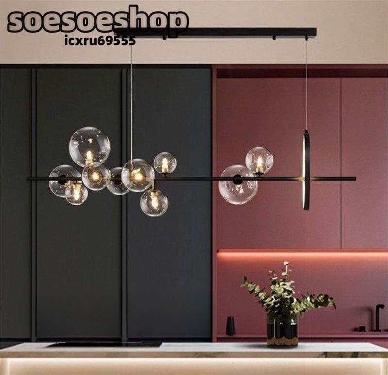 高級感満載 ★LEDペンダントライト リビング照明 ダイニング照明 天井照明 おしゃれ 気泡型 7灯_画像3