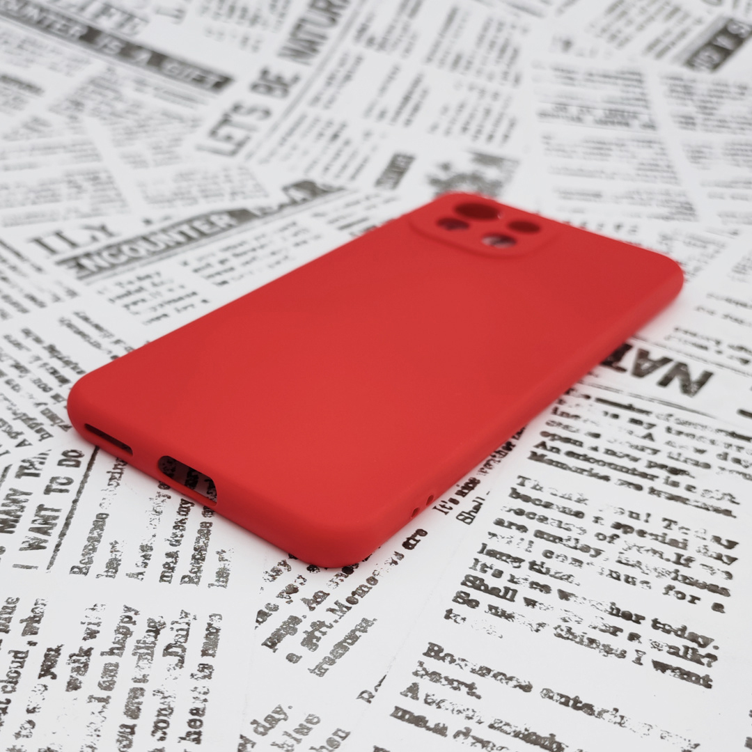 Xiaomi Mi 11 Lite 5G シリコンケース [01] レッド (5)