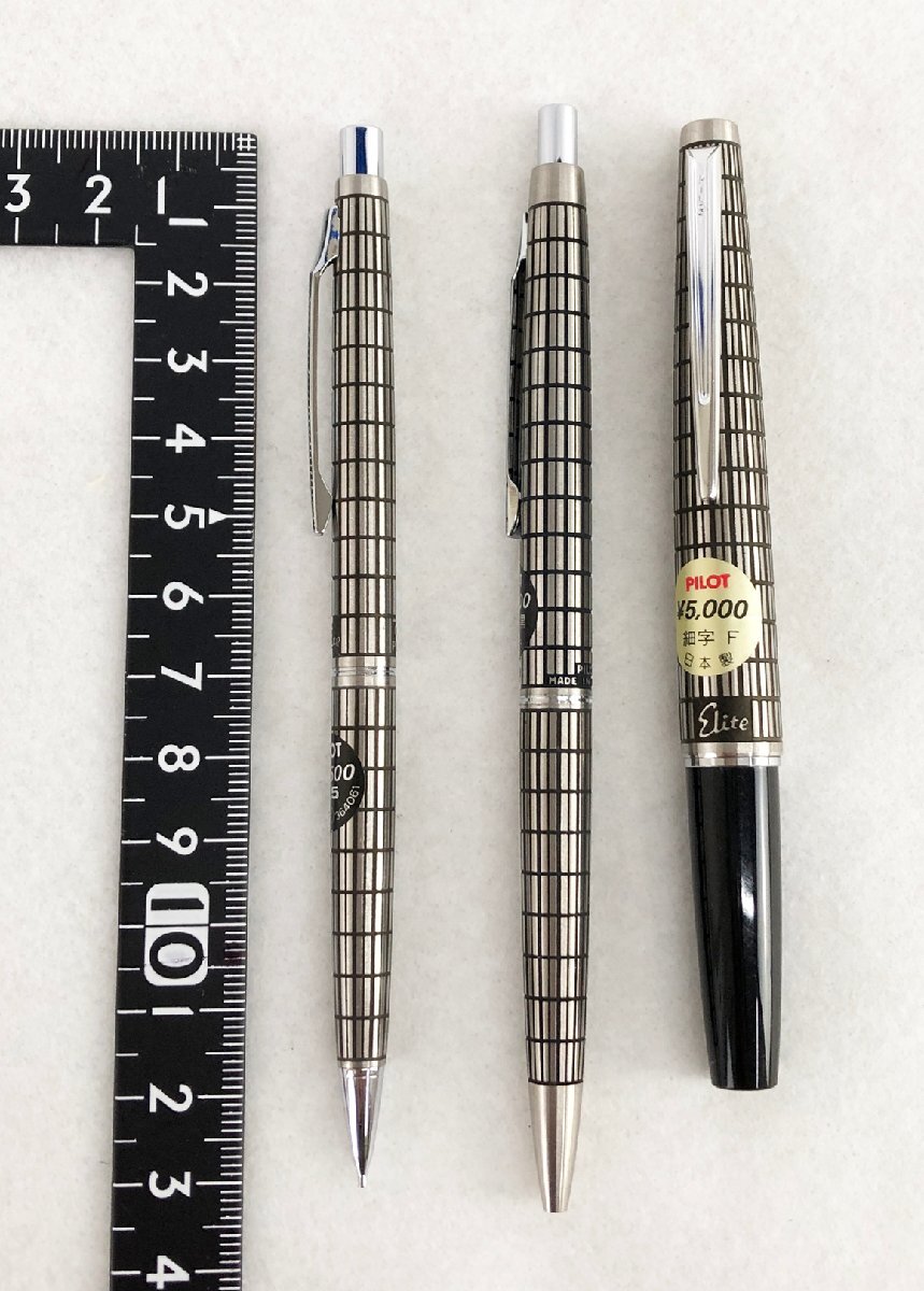 ☆中古品☆ペン3本セット シャープペン ボールペン 万年筆 PILOT ☆中古品☆ペン3本セット シャープペン ボールペン 万年筆 PILOT
