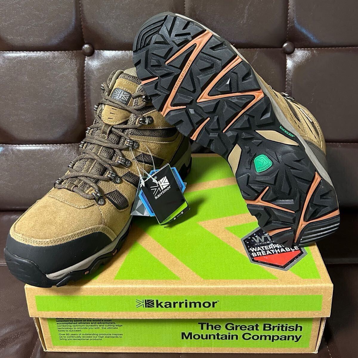 新品!KarrimorカリマーMount Mid9weathertite本革防水 新品!KarrimorカリマーMount Mid9weathertite本革防水