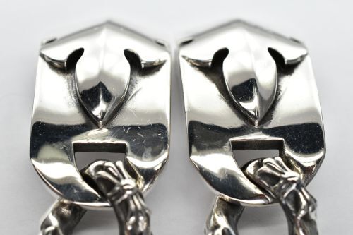 正規品CHROME HEARTS ☆激レア☆ファンシーwロックフレアニー 正規品CHROME HEARTS ☆激レア☆ファンシーwロックフレアニー