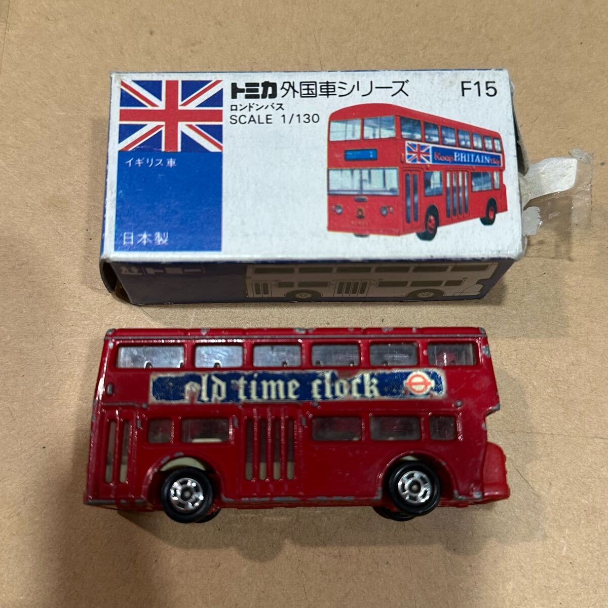 トミカ 青箱F15 ロンドンバス 日本製 LONDON BUS tomica TOMICA