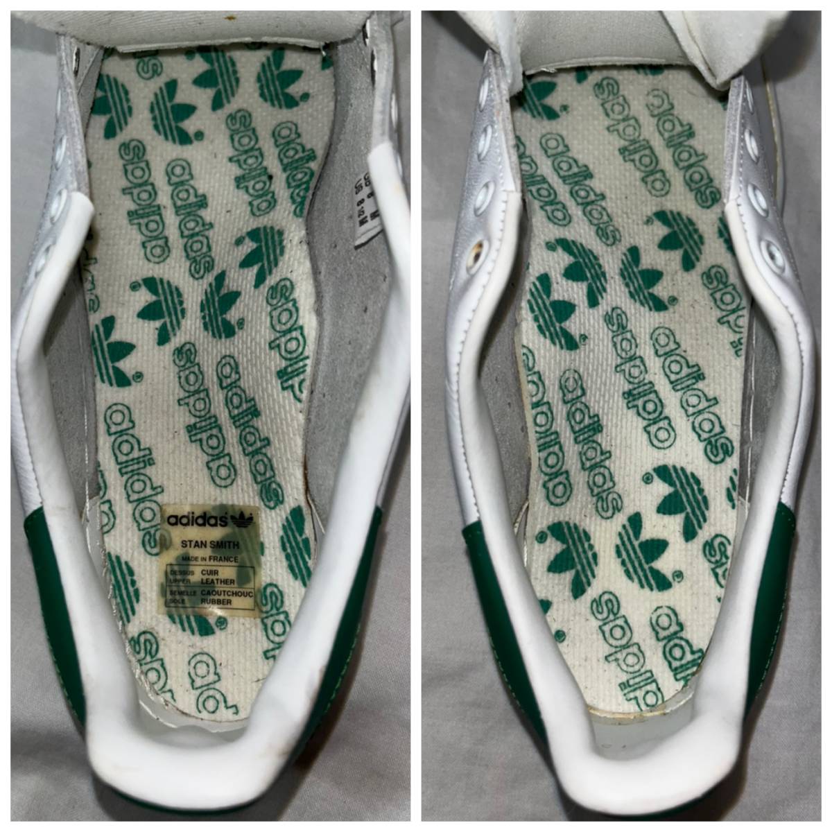 新品 DS フランス製 80s ADIDAS STAN SMITH スタンスミス US8.5 (N-4-17)_画像8