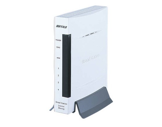 バッファロー Buffalo　BBR-4MG　有線ブロードバンドルーター BroadStation エントリーモデル