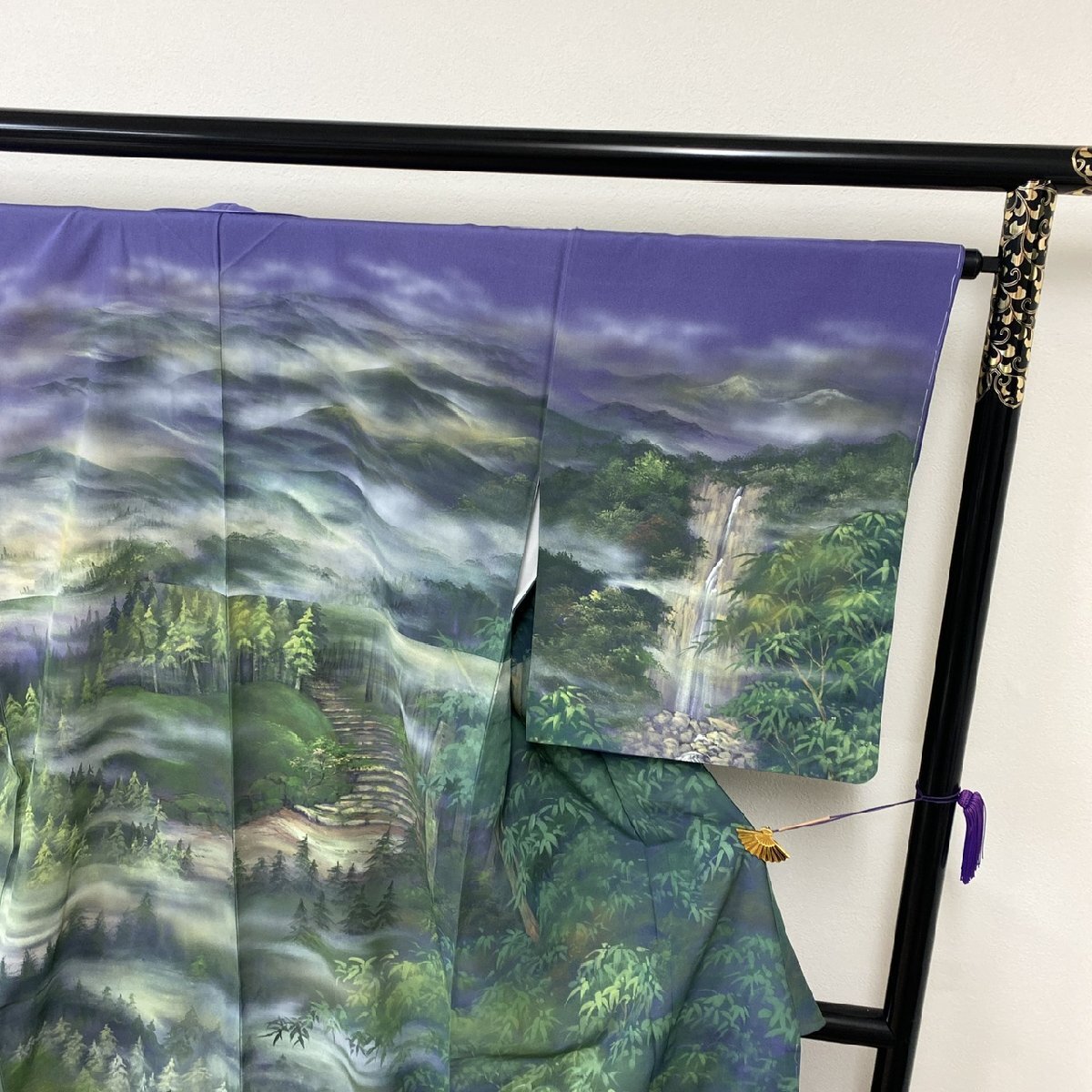 着物月花 作家物 手描き染 風景 訪問着 袋帯 2点セット 未使用 着物月花 作家物 手描き染 風景 訪問着 袋帯 2点セット 未使用