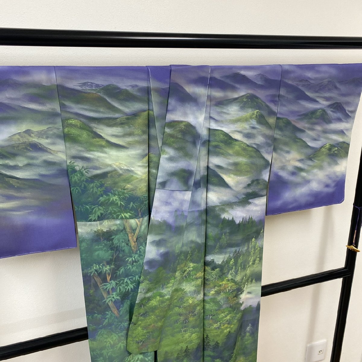 着物月花 作家物 手描き染 風景 訪問着 袋帯 2点セット 未使用 着物月花 作家物 手描き染 風景 訪問着 袋帯 2点セット 未使用