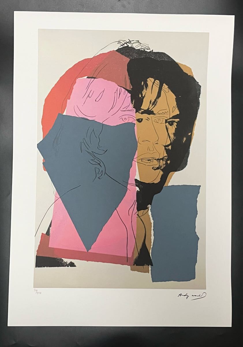 最高級レア!!! アンディウォーホル Andy Warhol「Mick Jagger