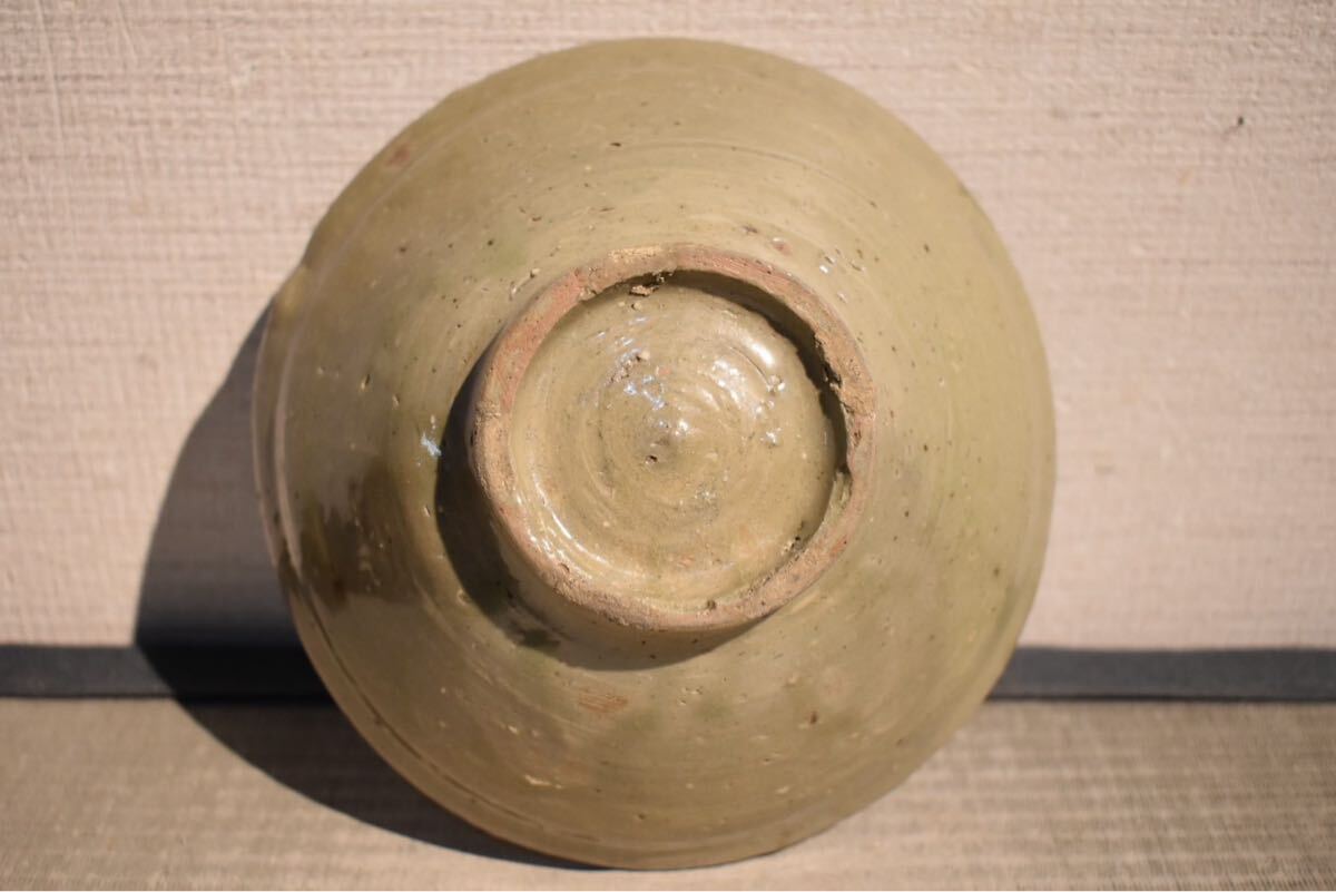 GE】E259◇李朝・高麗コレクター放出品◇時代 高麗青磁茶碗/中国