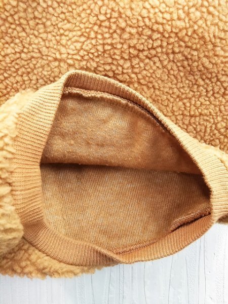 KU1098 ○送料無料 古着 Sunny Landscape サニー ランドスケープ キッズ ショートパンツ サイズ130cm キャメル もこもこ リボン かぼちゃ_画像6