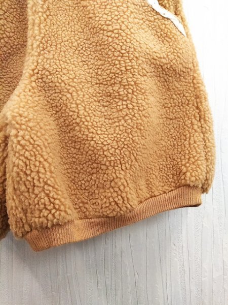 KU1098 ○送料無料 古着 Sunny Landscape サニー ランドスケープ キッズ ショートパンツ サイズ130cm キャメル もこもこ リボン かぼちゃ_画像7