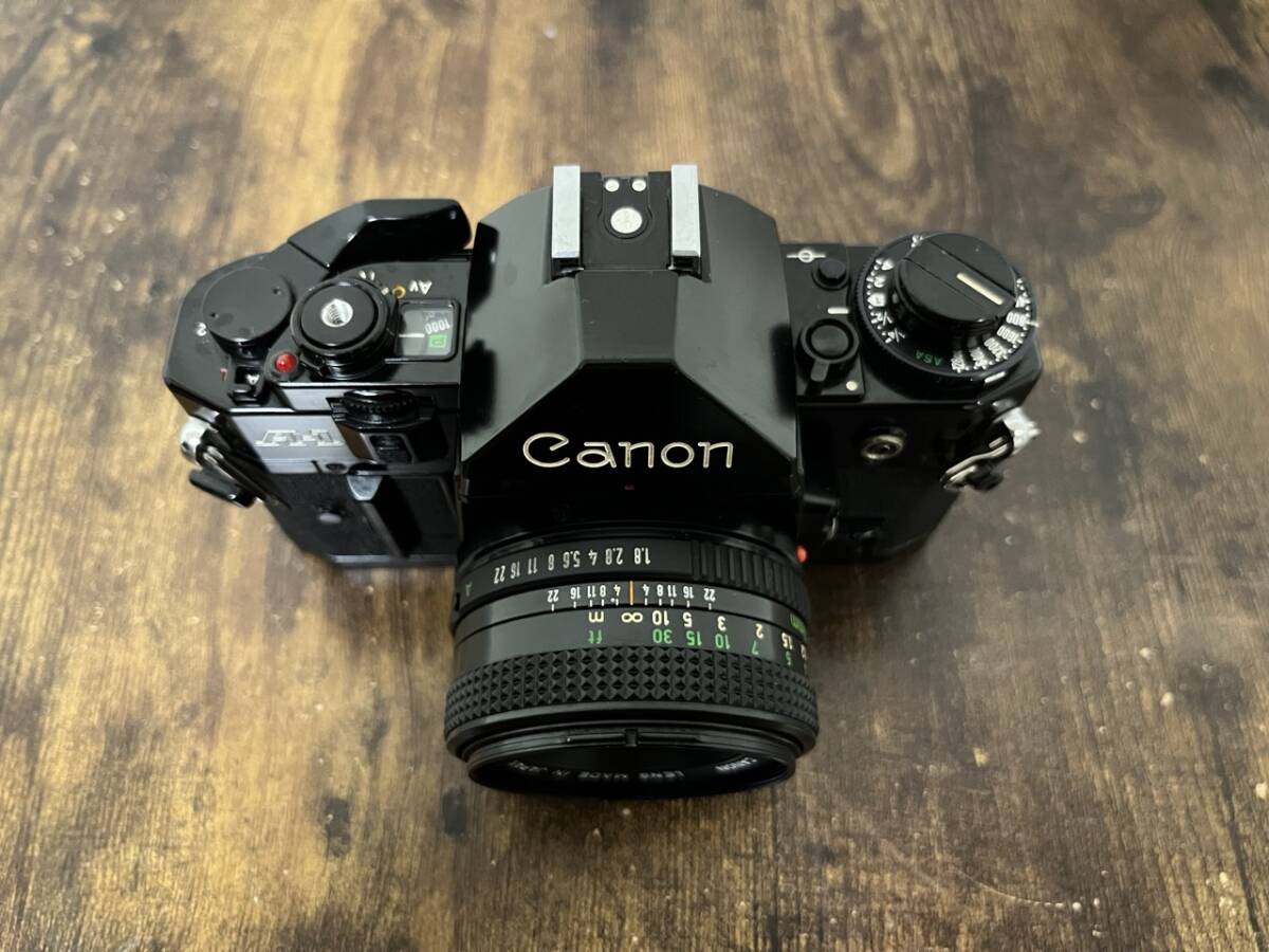 Canon A-1 + New FD 50mm F1.8 レンズセット 【動作確認済 Canon A-1 + New FD 50mm F1.8 レンズセット 【動作確認済