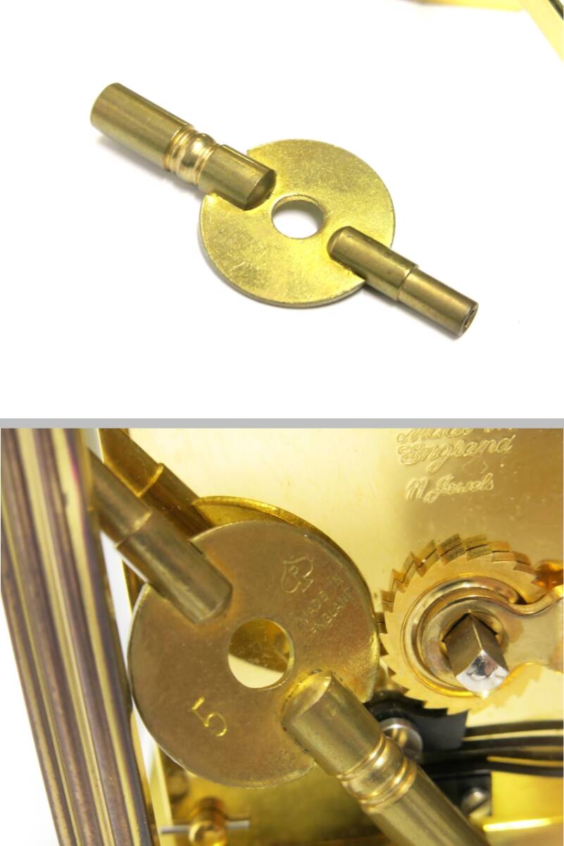 ガラード ロンドン 手巻式 置時計 イングランド製 GARRARD ガラード ロンドン 手巻式 置時計 イングランド製 GARRARD