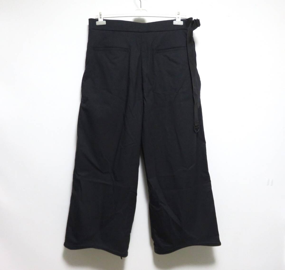 !_ бесплатная доставка обычная цена 20 десять тысяч новый товар ACRONYM Micro Twill Pleated Trouser P48-CH 23SS M черный ACRONYM широкий плиссировать брюки 