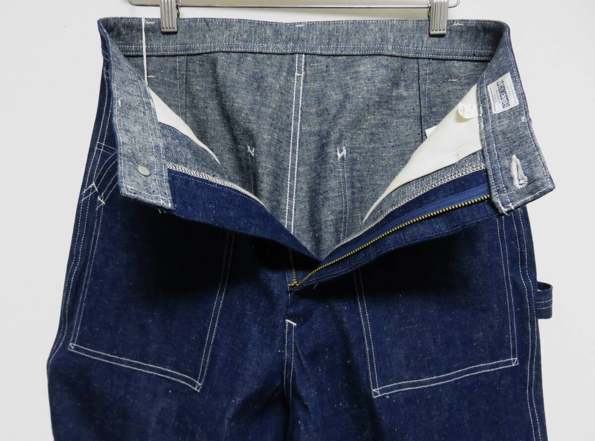 新品 J. S. HOMESTEAD RIGID DENIM PAINTER PANTS M 日本制 JOURNAL STANDARD ホームステッド リジッド デニム ペインター パンツ ネップ