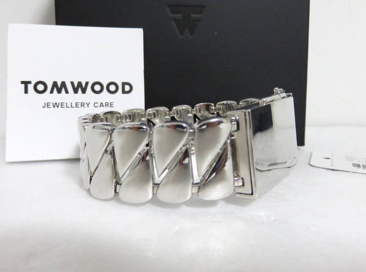 送料無料 定価17萬 新品 TOMWOOD The ID Bracelet シルバー 925 トムウッド ブレスレット バングル TOM WOOD