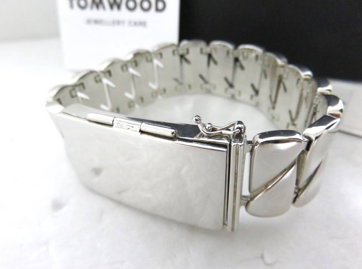 送料無料 定価17萬 新品 TOMWOOD The ID Bracelet シルバー 925 トムウッド ブレスレット バングル TOM WOOD