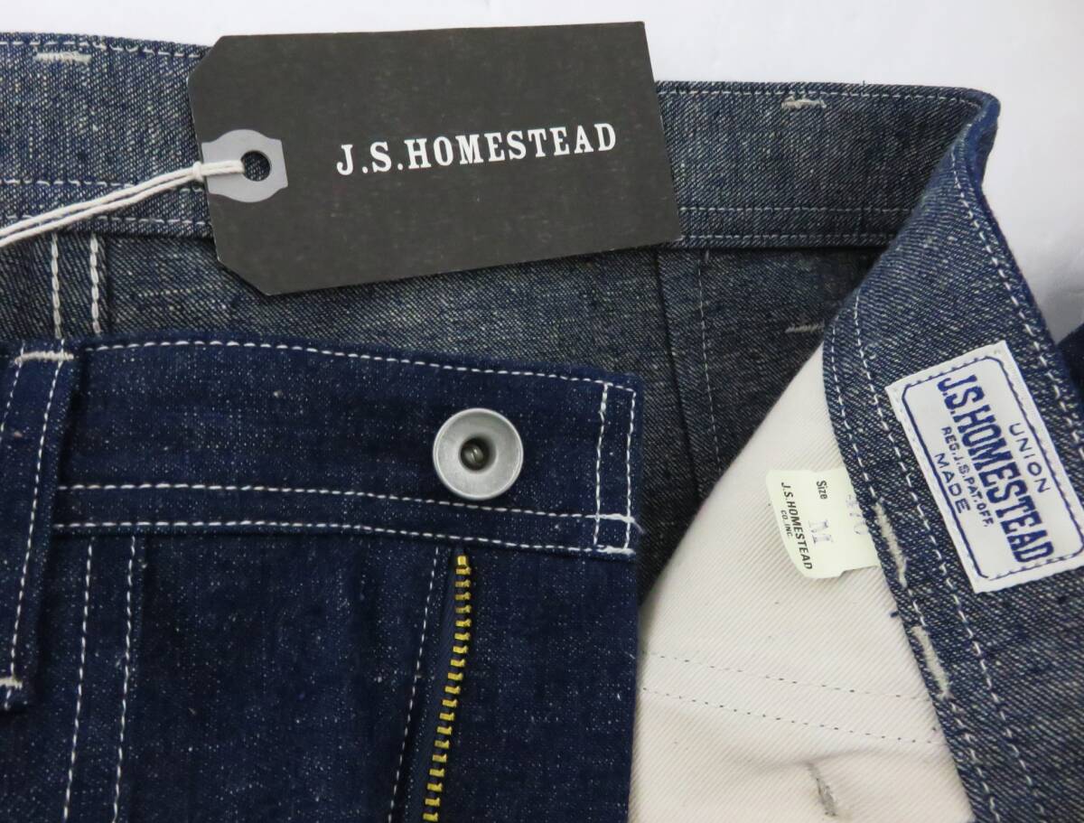 新品 J. S. HOMESTEAD RIGID DENIM PAINTER PANTS M 日本制 JOURNAL STANDARD ホームステッド リジッド デニム ペインター パンツ ネップ