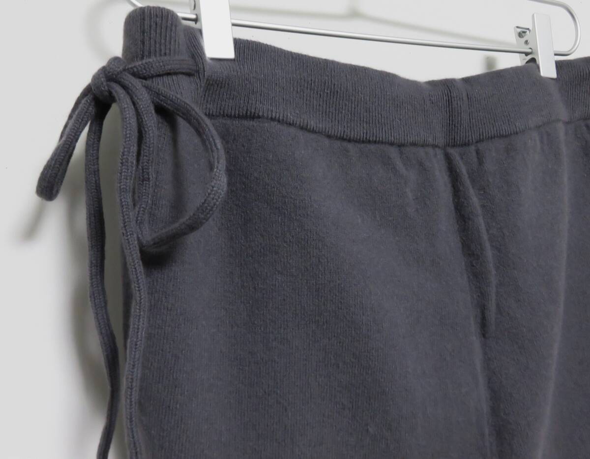 送料無料 定価8.1万 新品 extreme cashmere jogging グレー エクストリーム カシミア カシミヤ ニット スウェット パンツ n30_画像5