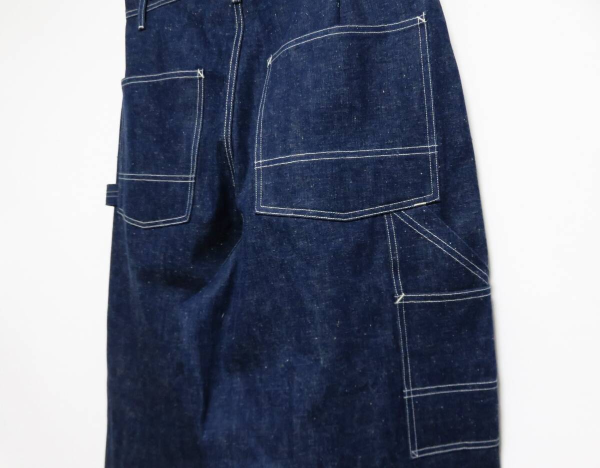 新品 J. S. HOMESTEAD RIGID DENIM PAINTER PANTS M 日本制 JOURNAL STANDARD ホームステッド リジッド デニム ペインター パンツ ネップ