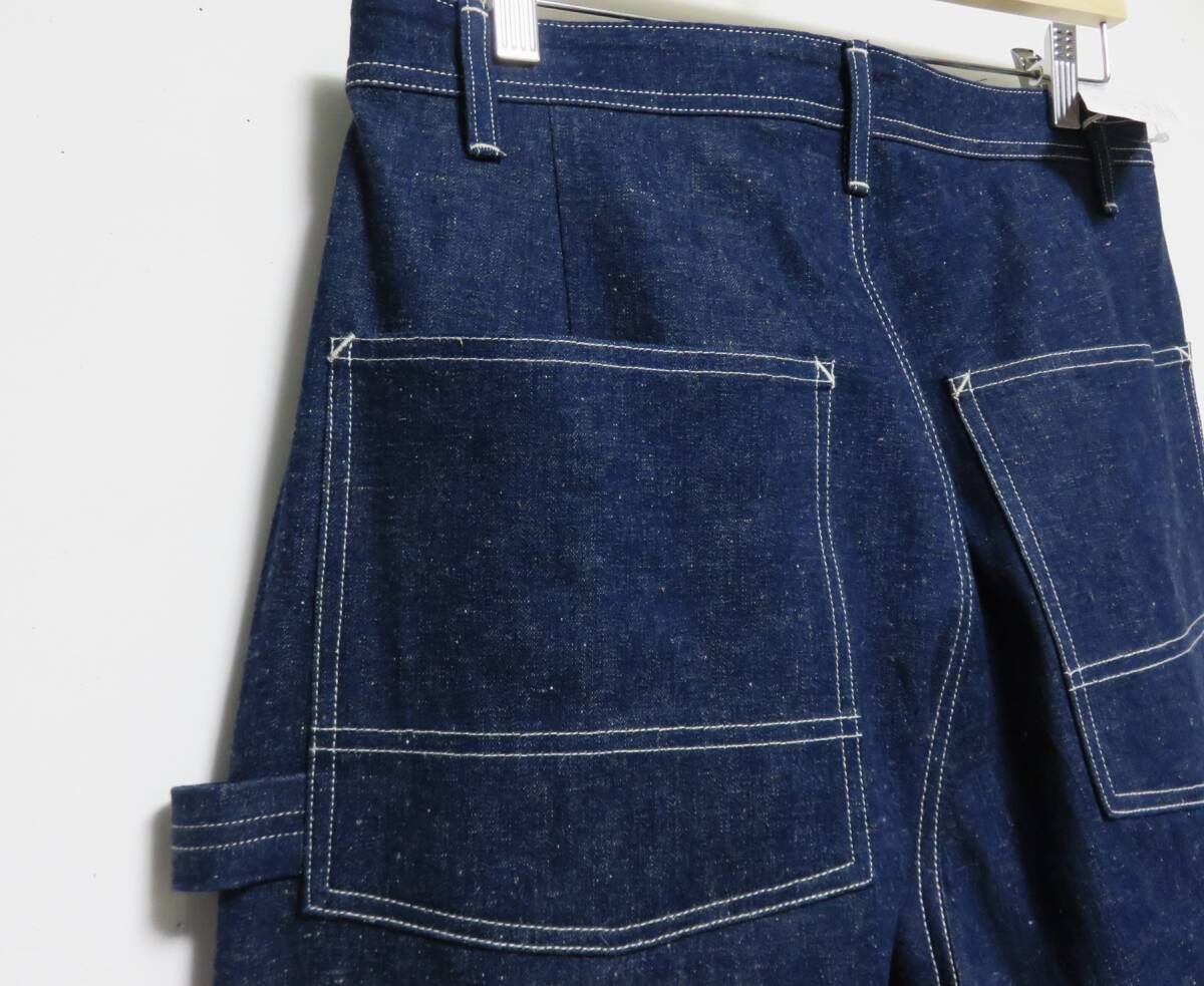 新品 J. S. HOMESTEAD RIGID DENIM PAINTER PANTS M 日本制 JOURNAL STANDARD ホームステッド リジッド デニム ペインター パンツ ネップ