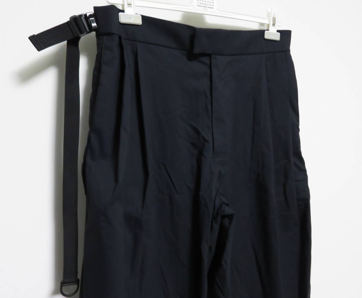 !_ бесплатная доставка обычная цена 20 десять тысяч новый товар ACRONYM Micro Twill Pleated Trouser P48-CH 23SS M черный ACRONYM широкий плиссировать брюки 