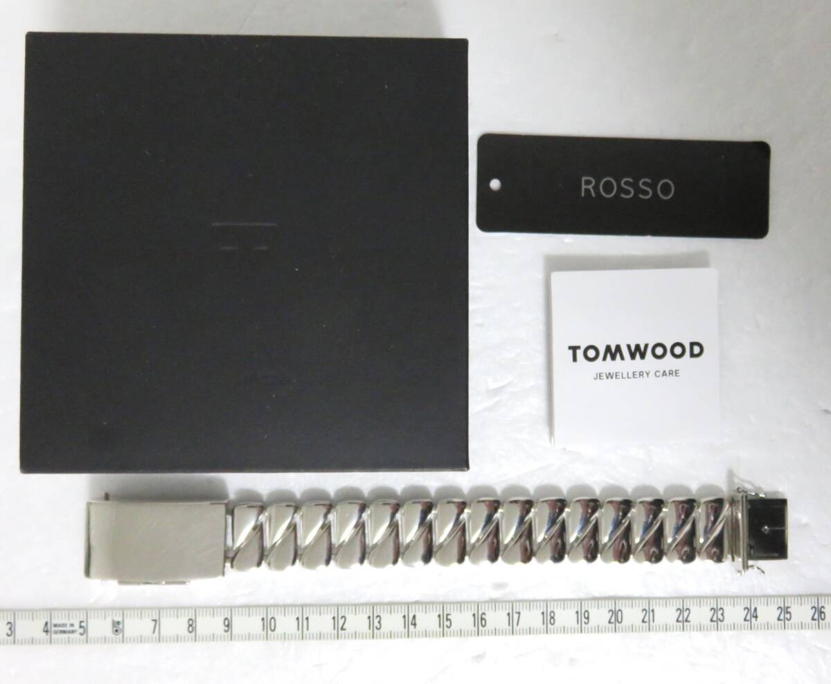 送料無料 定価17萬 新品 TOMWOOD The ID Bracelet シルバー 925 トムウッド ブレスレット バングル TOM WOOD
