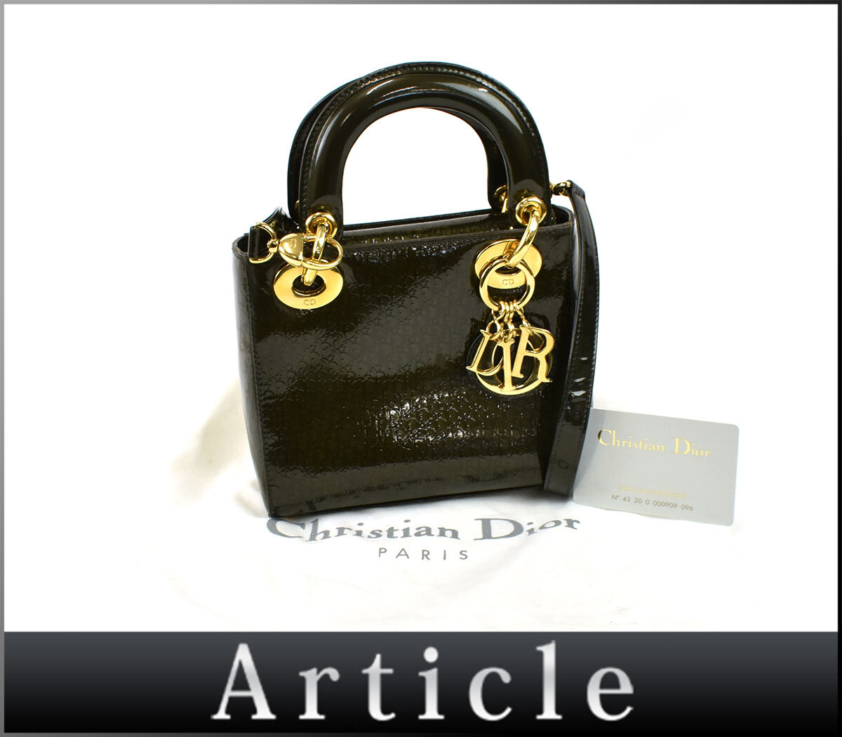 216201☆ Christian Dior レディ ディオール 2WAYショルダー 216201☆ Christian Dior レディ ディオール 2WAYショルダー