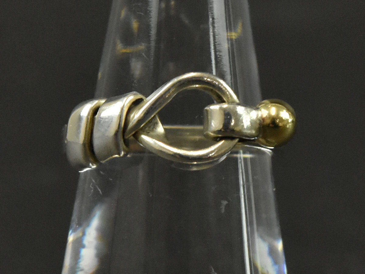 214805□ Tiffany&co ティファニー フック&アイ リング 指輪 214805□ Tiffany&co ティファニー フック&アイ リング 指輪