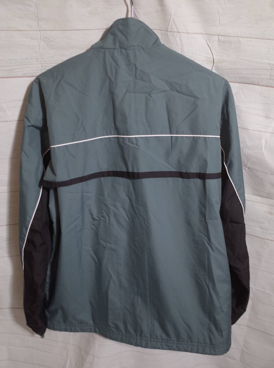 メンズ pl872 Reebok リーボック フルジップ ウインドブレーカー ジャケット S グレー系 灰系