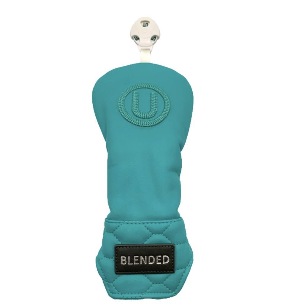 新品 ゴルフ ヘッドカバー ４点セット BLENDED ブルー ドライバー フェアウェイウッド ユーティリティ