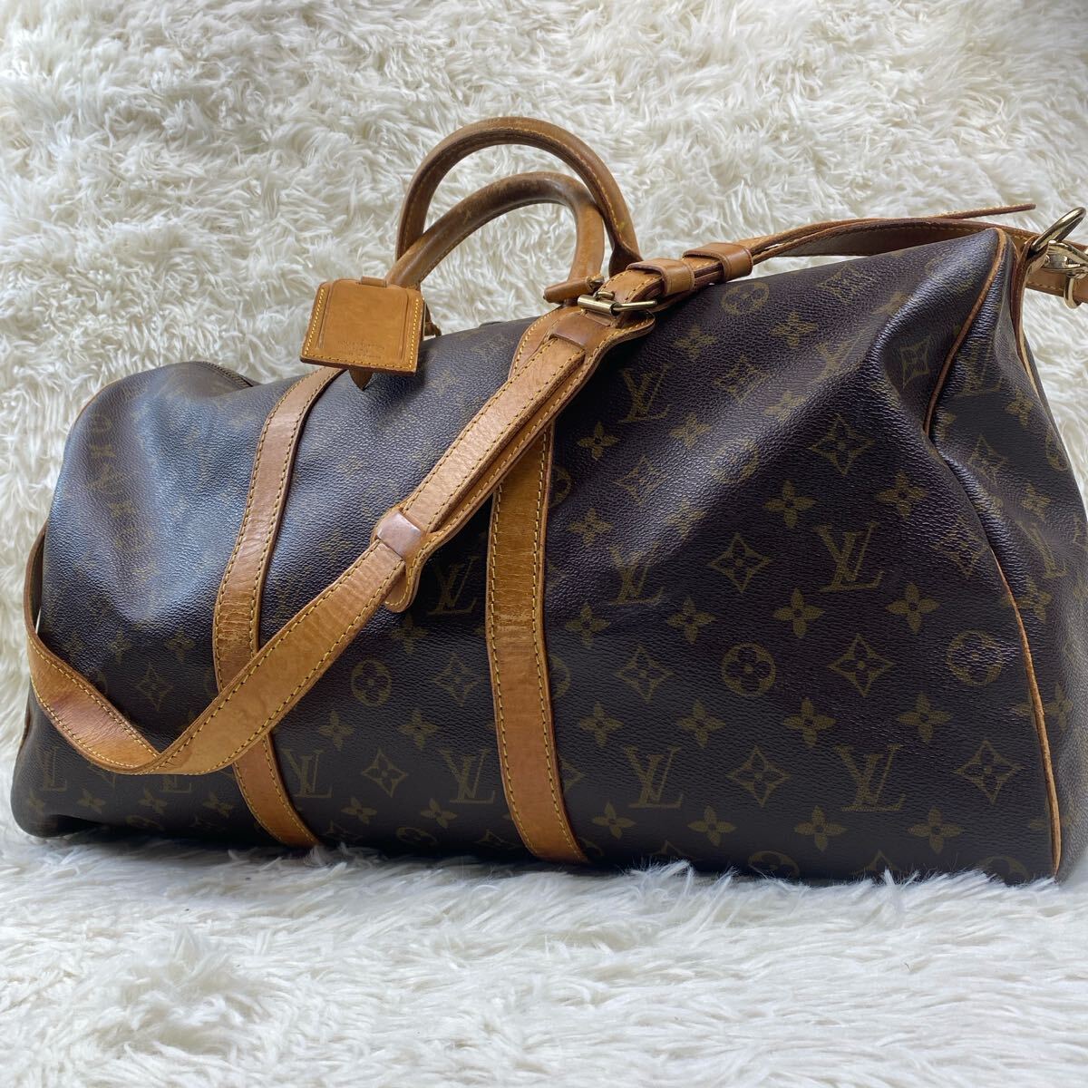 Louis Vuittonキーポル50 2way ボストンバッグ ショルダー Louis Vuittonキーポル50 2way ボストンバッグ ショルダー