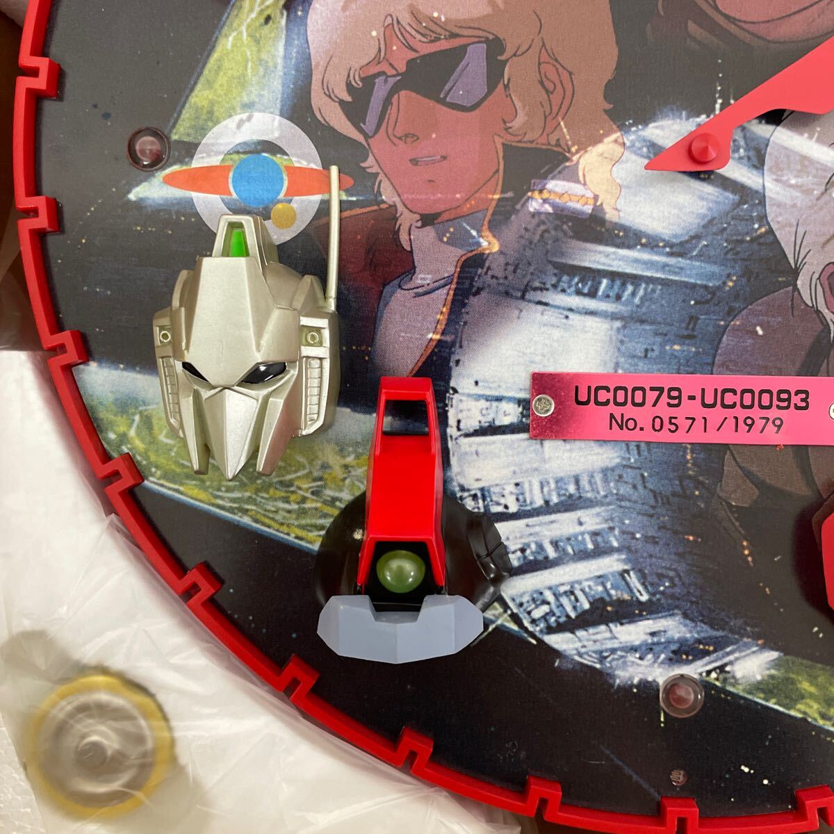 未使用 機動戦士ガンダム 3Dクロック シャア専用 限定 1979 未使用 機動戦士ガンダム 3Dクロック シャア専用 限定 1979