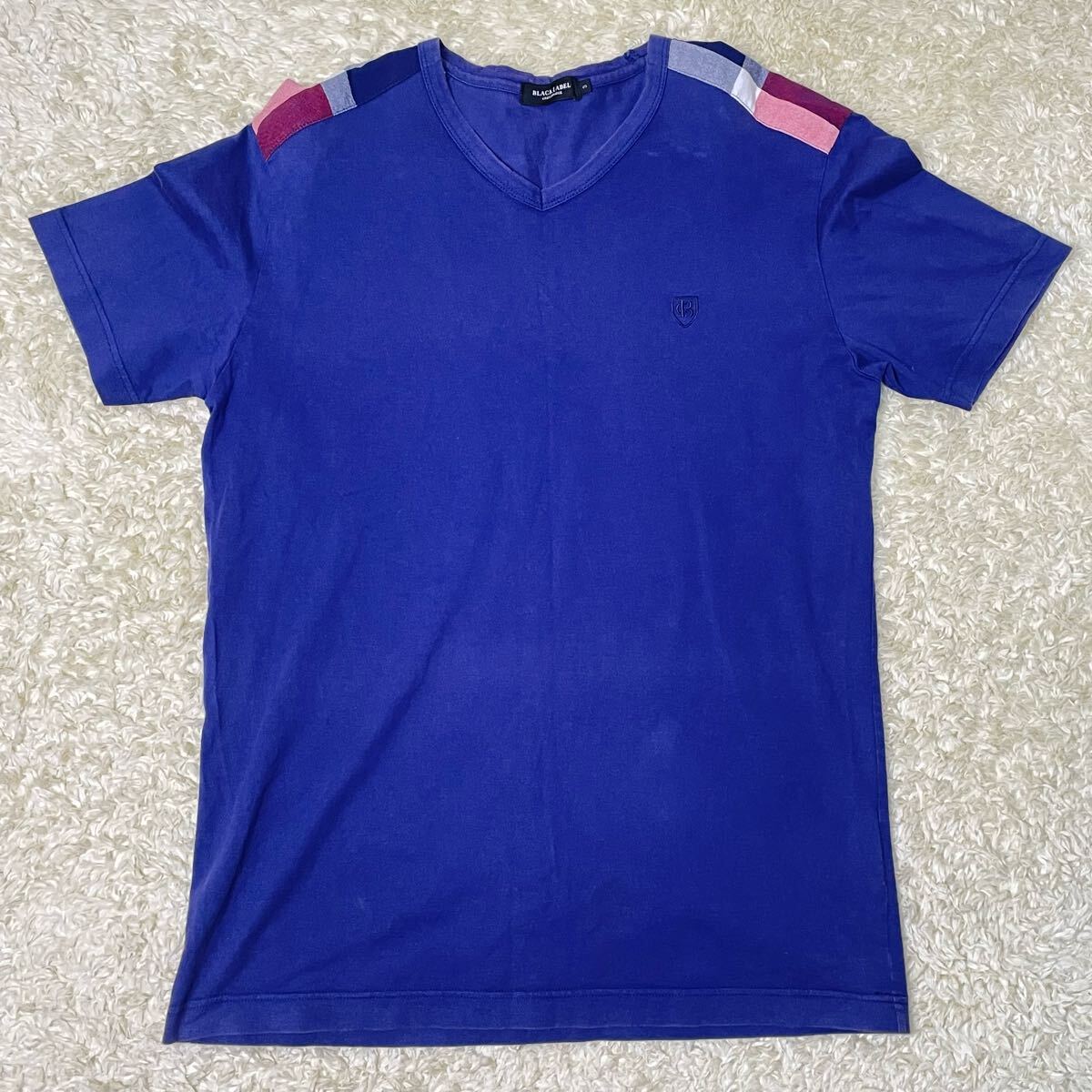 ブラックレーベルクレストブリッジ CBチェックTシャツ サイズ3