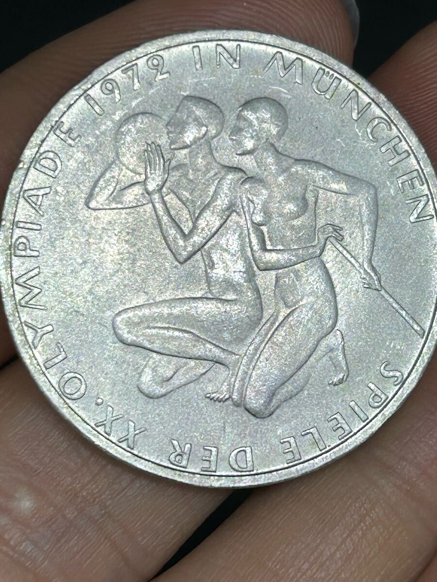 1972年 ミュンヘンオリンピック記念 10マルク銀貨 オリンピック 1972年 ミュンヘンオリンピック記念 10マルク銀貨 オリンピック
