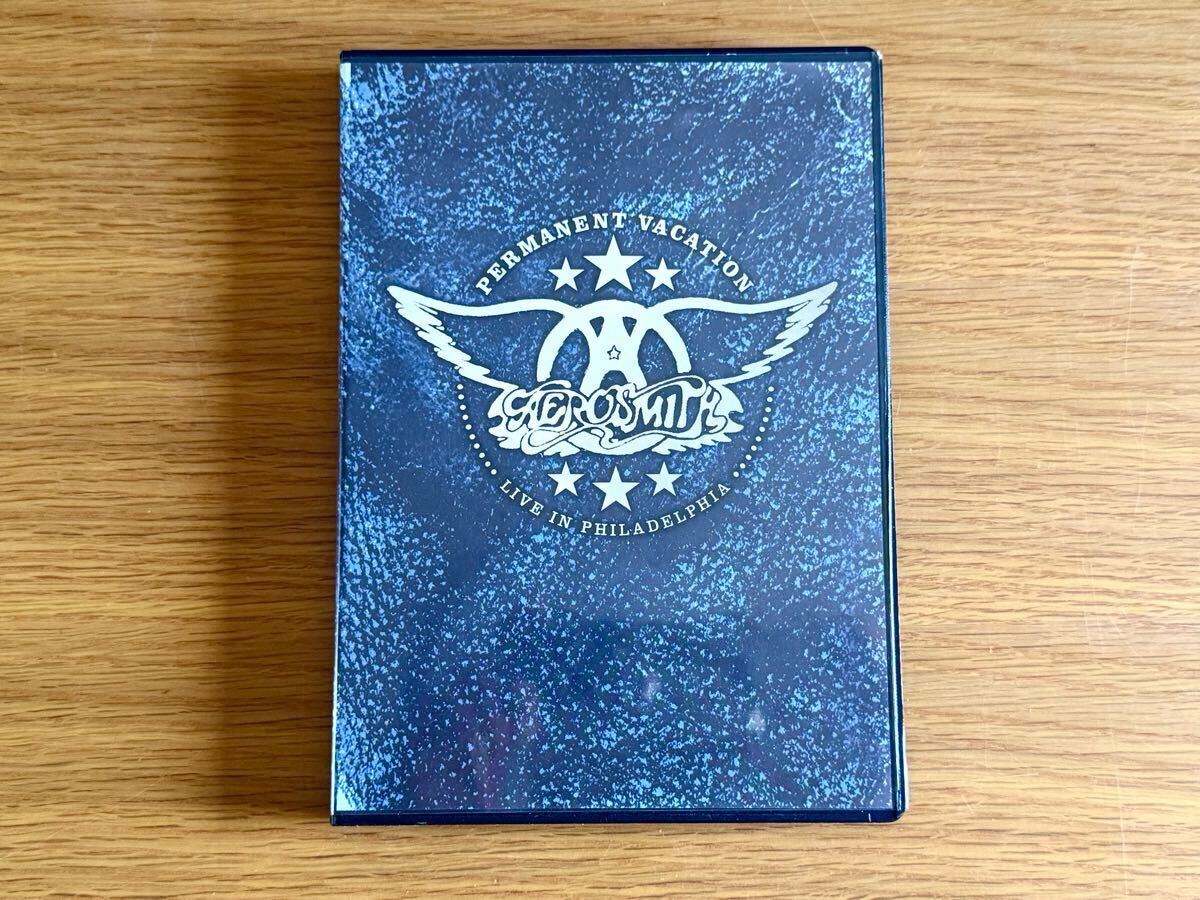 盤面良好 エアロスミス AEROSMITH ライヴ DVD PERMANENT VACATION LIVE IN PHILADELPHIA 1990 コレクターズアイテム_画像1
