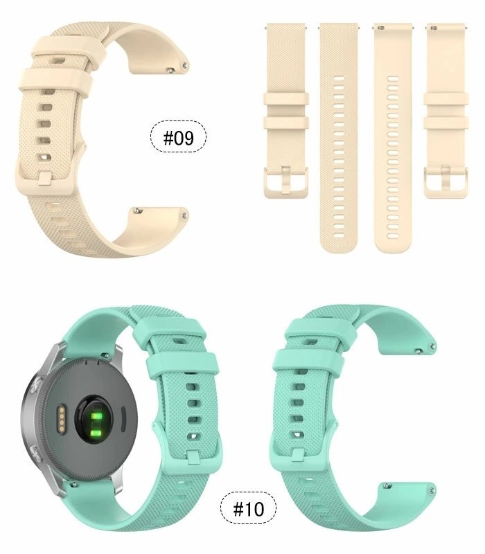 Garmin Vivoactive4 для замены ремень Garmin Active силикон производства мягкий водонепроницаемый много выбор цвета переустановка простой мобильный удобный 18mm 20mm 22mm *10 выбор цвета /1 пункт 