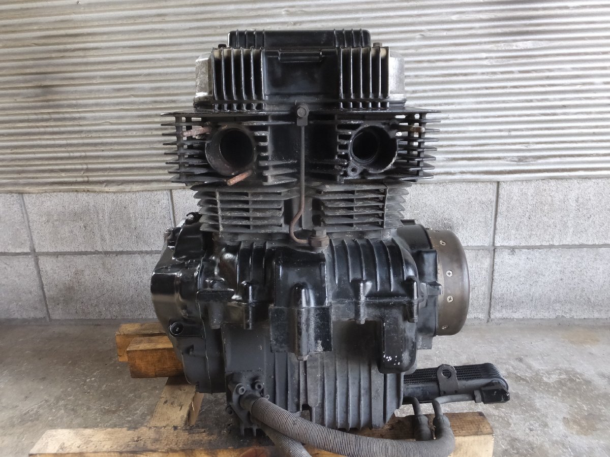 CB450N 純正 当時物 実動エンジン 6速 オイルクーラー付き PC14 CB450N 純正 当時物 実動エンジン 6速 オイルクーラー付き PC14