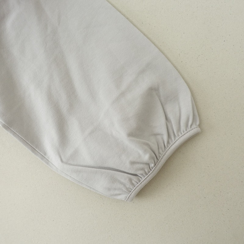 【美品】TANDEY オオカミとフクロウ *コットンギャザースリーブカットソー*プルオーバー綿トップスTシャツ(1-2503-5)【92C52】